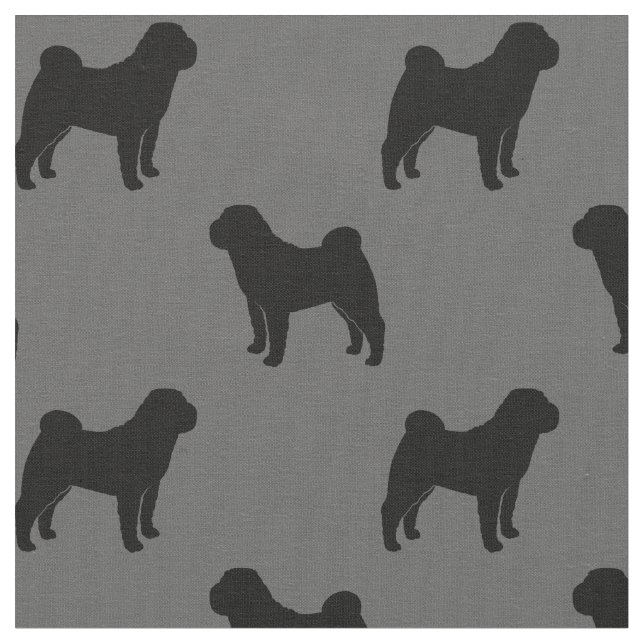 Tela El chino Shar-Pei siluetea el modelo (De cerca)
