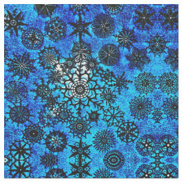 Tela El copo de nieve Aqua de Lillian