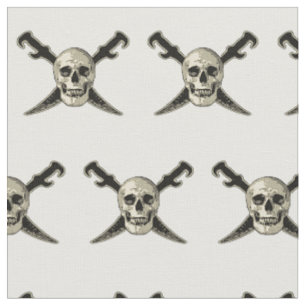 Tela El cráneo (pirata) - personalizado peinó el