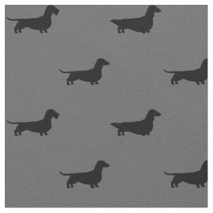 Tela El Dachshund siluetea el modelo