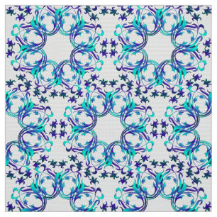 Tela el damasco circunda el modelo