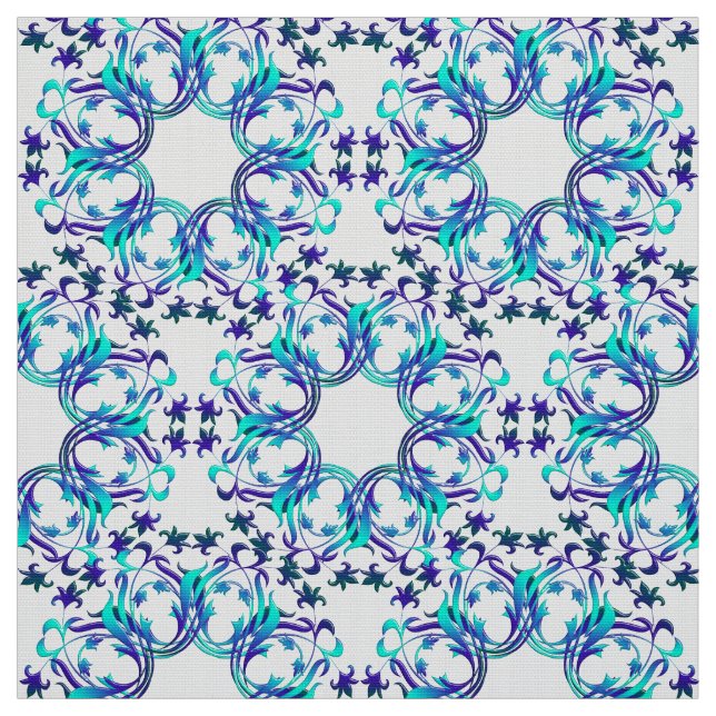 Tela el damasco circunda el modelo (Retal)