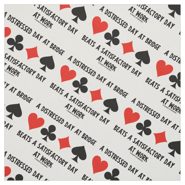 Tela El día apenado en el puente bate el trabajo (Retal)