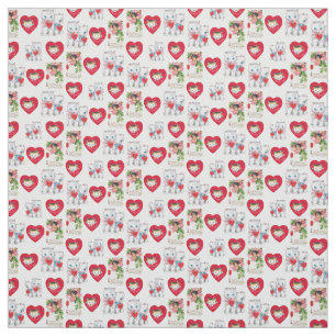 Tela El día de San Valentín Fabric