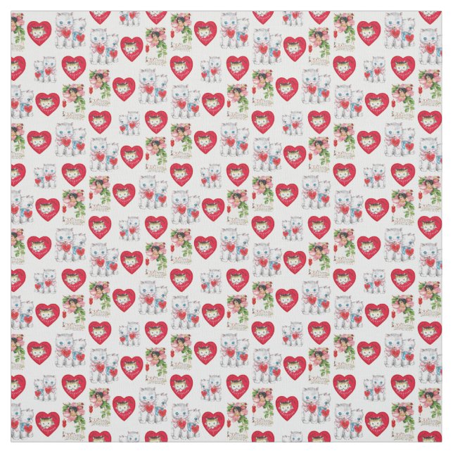 Tela El día de San Valentín Fabric (Retal)