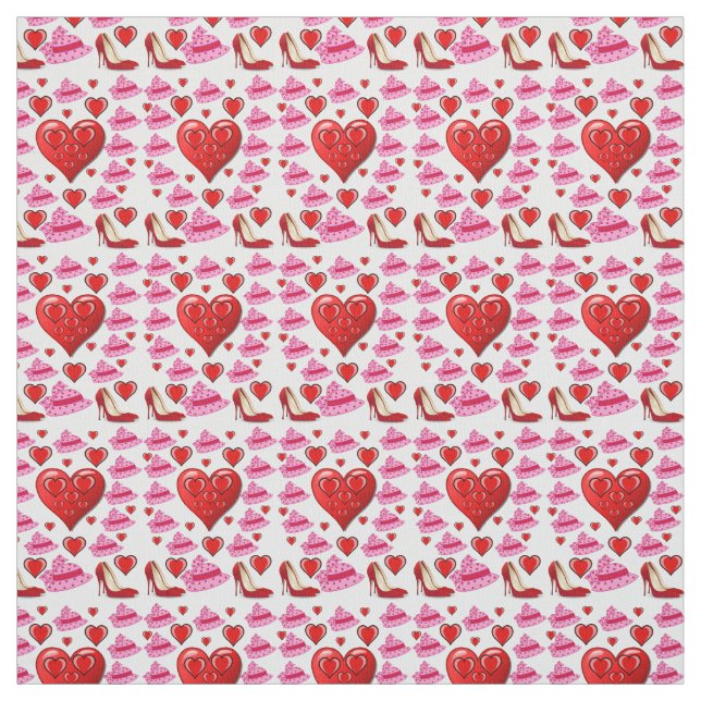 Tela El día de San Valentín Fabric (Retal)