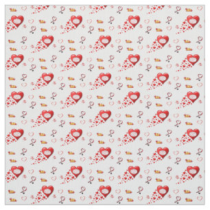 Tela El día de San Valentín Fabric