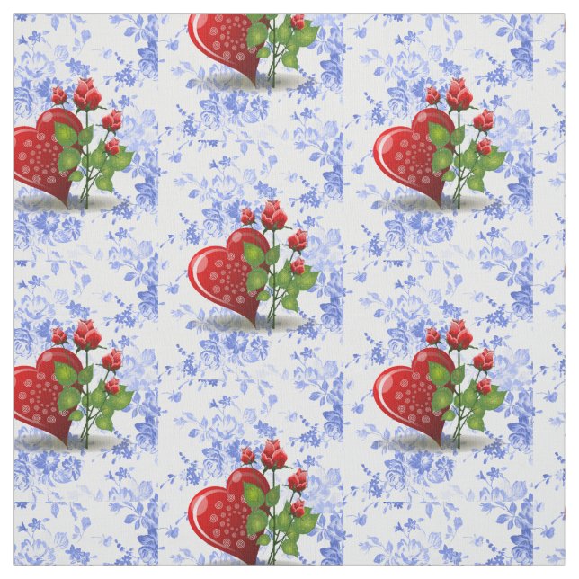 Tela El día de San Valentín Fabric (Retal)