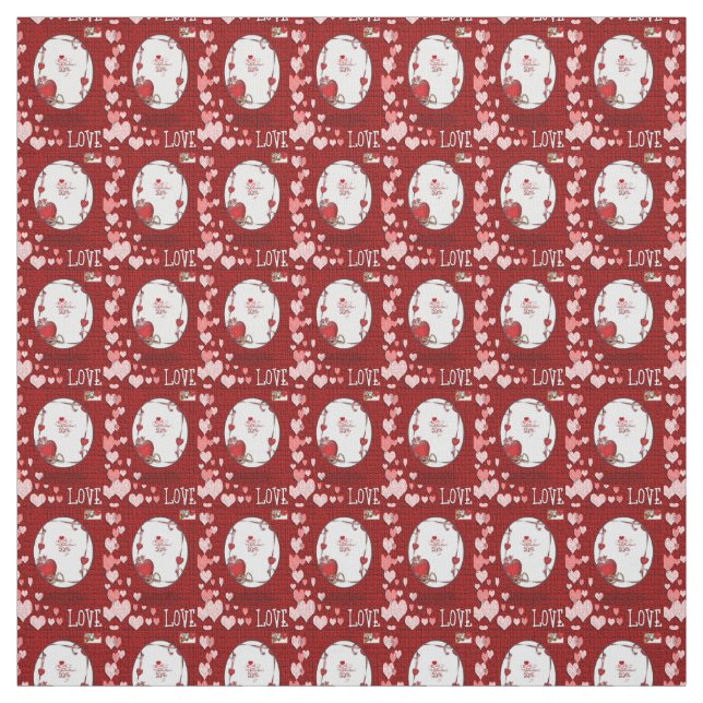 Tela El día de San Valentín Fabric (Retal)