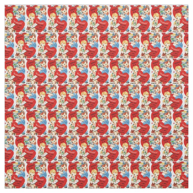 Tela El día de San Valentín Fabric (Retal)