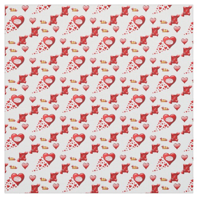 Tela El día de San Valentín Fabric (Retal)