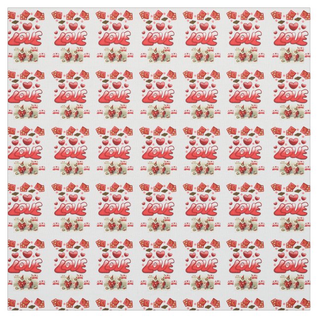 Tela El día de San Valentín Fabric (Retal)