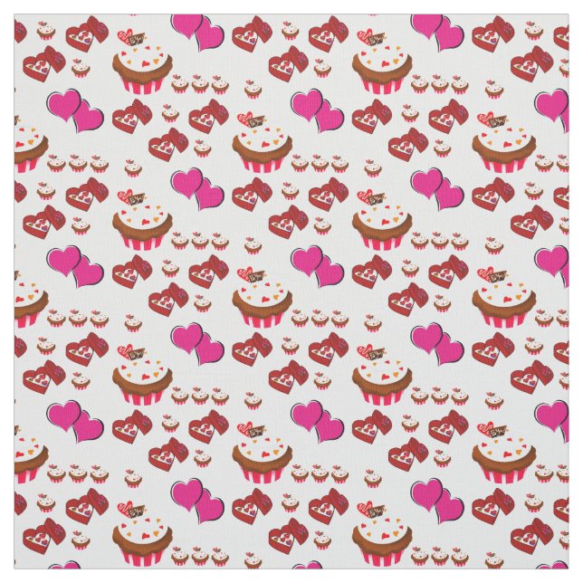 Tela El día de San Valentín Fabric (Retal)
