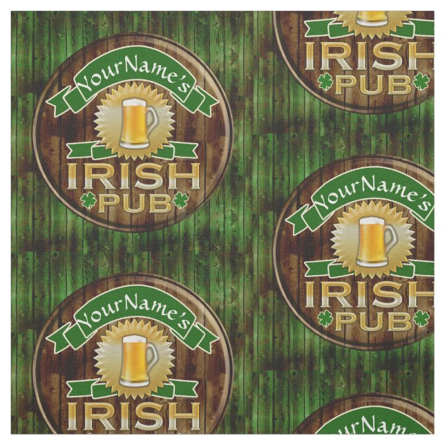 Tela El día del Pub de St Patrick irlandés conocido (Retal)