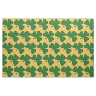 Tela El día del trébol de St Patrick amarillo y verde