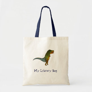 Tela El dinosaurio lindo de T-Rex embroma el bolso de
