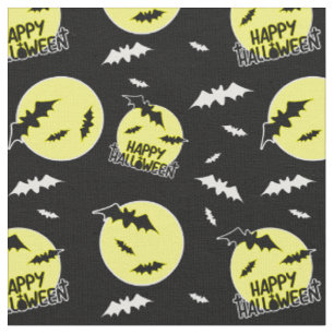 Tela El feliz Halloween golpea el modelo de la Luna
