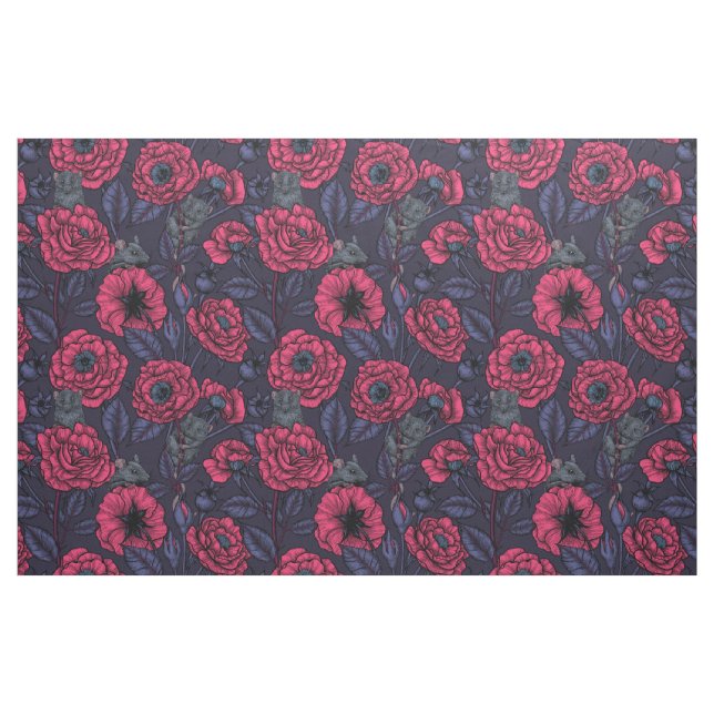 Tela El fiesta de ratones ("Cuarto gordo" (fat quarter))