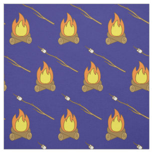 Tela El fuego del campamento es más pequeño que la de