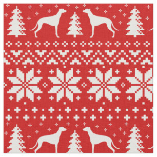 Tela El galgo siluetea el modelo del navidad