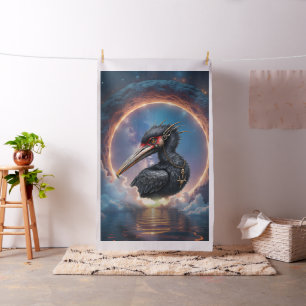 Tela El Guardián del Portal – Ave de fantasía