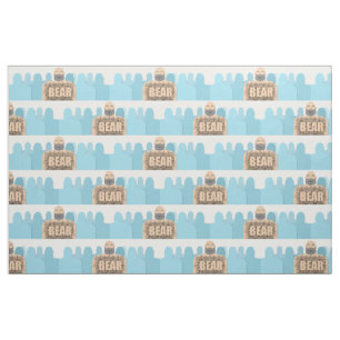 Tela El hombre oso calvo musculoso de SlipperyJoe carri