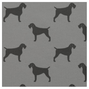Tela El indicador Wirehaired alemán siluetea el modelo