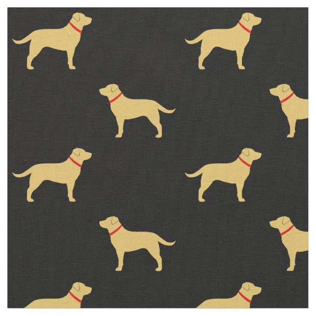 Tela El labrador retriever amarillo siluetea los (De cerca)