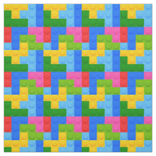 Tela El ladrillo de los niños de color de diseño. Edi