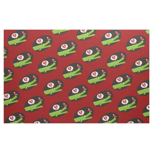 Tela El lagarto en el amor ("Cuarto gordo" (fat quarter))