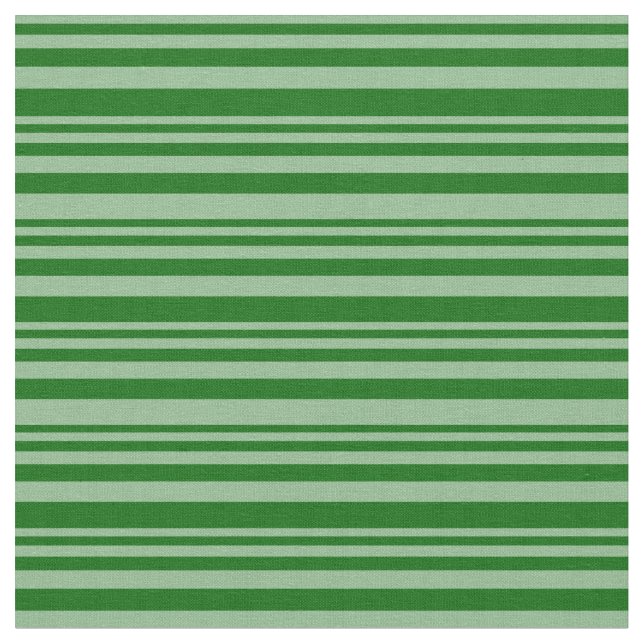 Tela El Mar Oscuro Verde y las franjas verdes oscuras (De cerca)