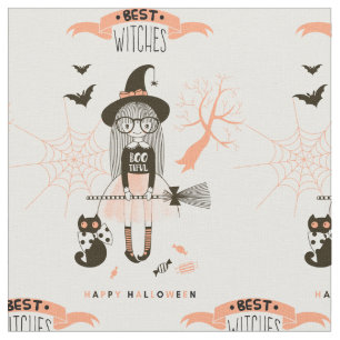 Tela El mejor feliz Halloween de las brujas