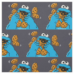 Tela El Monstruo de las Galletas Comiendo Todas las Gal