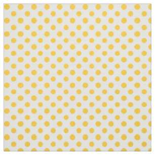 Tela El Naranja de marigold, los puntos de Polka en la