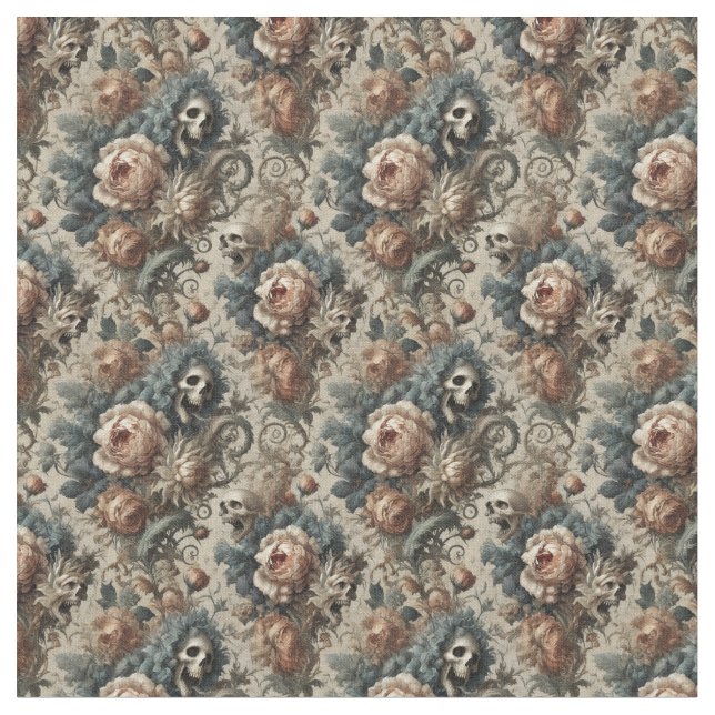 Tela El Ossuario Chtónico - Tile de denso gótico (De cerca)