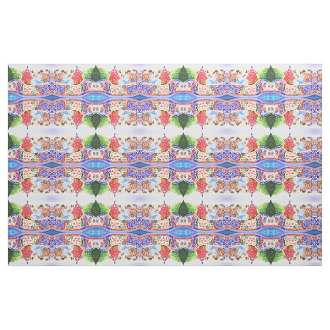 Tela El parque de Gaudi ("Cuarto gordo" (fat quarter))