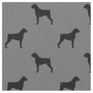 Tela El perro del boxeador siluetea el modelo - oídos