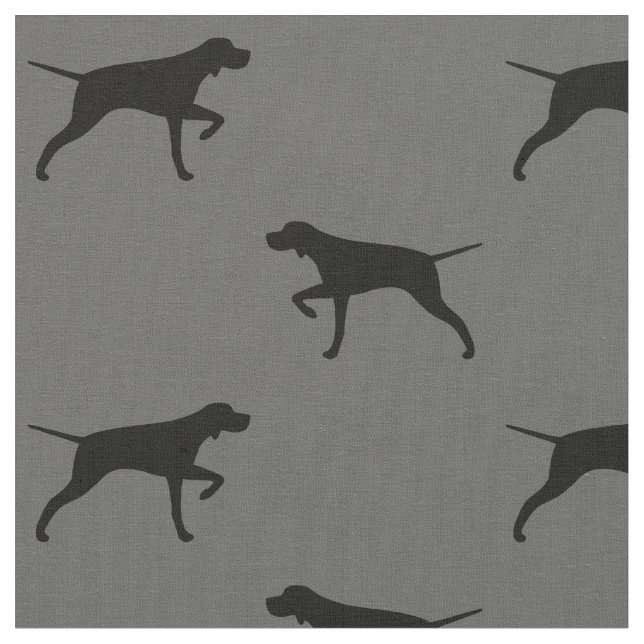 Tela El perro del indicador siluetea el modelo (De cerca)