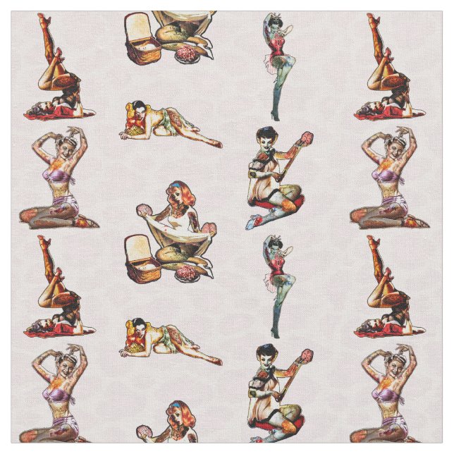 Tela El Pin del zombi sube (De cerca)