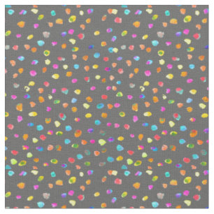Tela El polka domina las acuarelas boho arte pop
