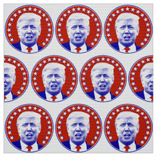 Tela El presidente Donald Trump en rojo
