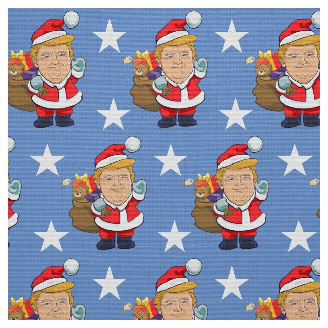 Tela El presidente Donald Trump Santa| Navidades (Retal)