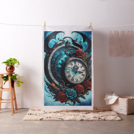 Tela El reloj en la niebla del infinito.