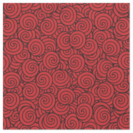 Tela El rojo y el negro remolinaron modelo