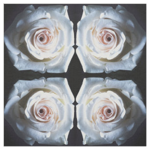 Tela El tejido de rosa blanco
