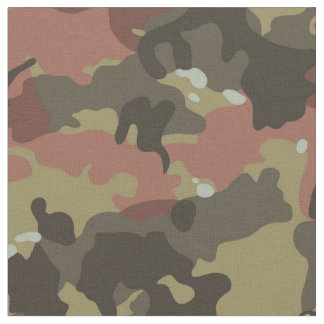 Tela El tejido militar de caqui y marrón camo