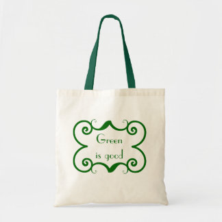 Tela El verde es buen bolso de la lona