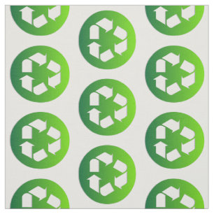Tela El verde recicla el Rótulo