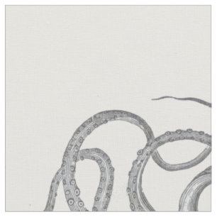 Tela El vintage náutico del pulpo del steampunk kraken