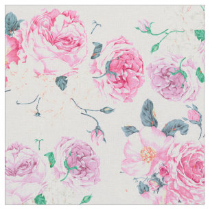 Tela El vintage se ruboriza damasco elegante floral